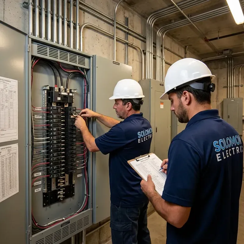 Professional Commercial Panel Installation services in Aventura, Florida by licensed Solomon Electric technicians