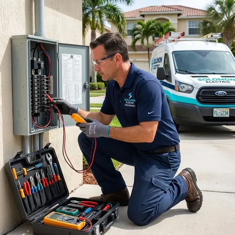 Electrical panel maintenance and system optimization service with thermal imaging