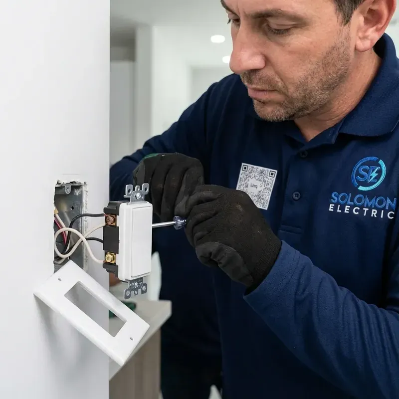 Professional Home LED Retrofit Conversion services in Homestead, Florida by licensed Solomon Electric technicians
