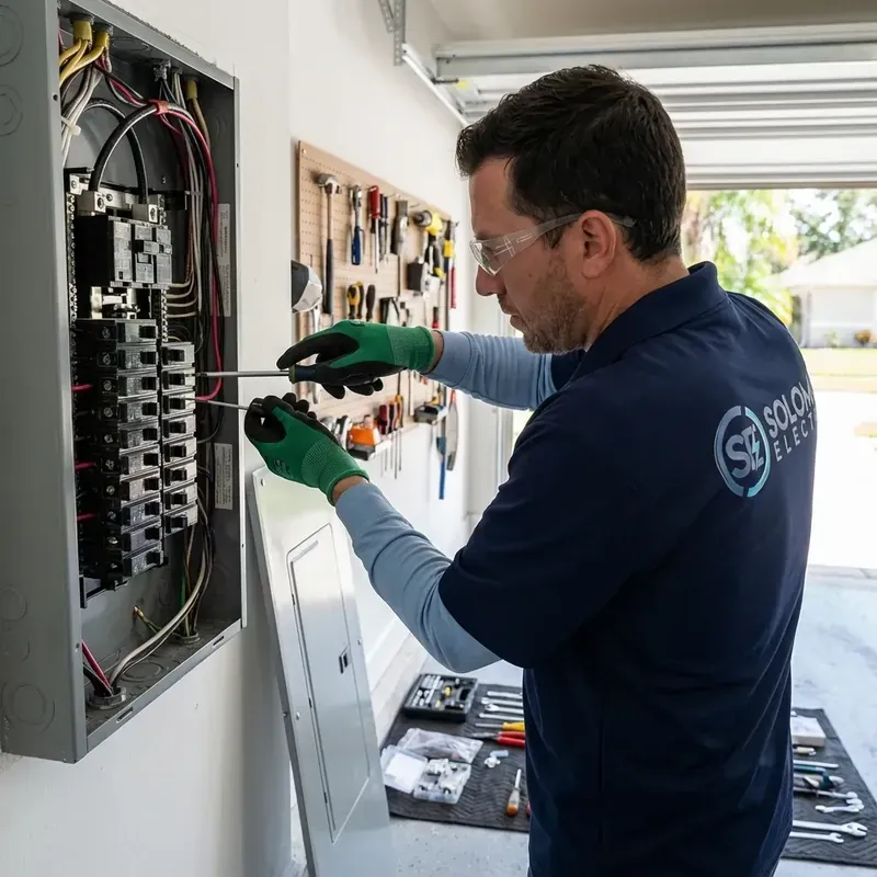 Professional Standby Generator Installation services in Miami Gardens, Florida by licensed Solomon Electric technicians