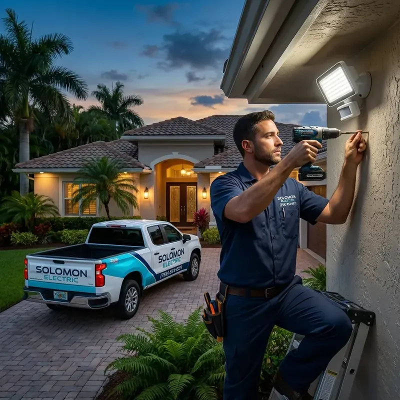 Motion sensor security lighting and smart outdoor lighting system